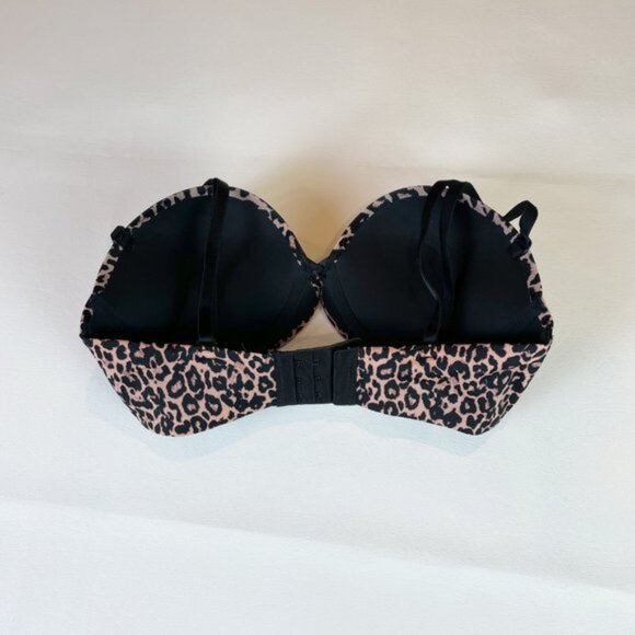 NWOT Victoria's Secret Bombshell Bra 32D Multi-way/Multioption Leopard B1556 - Picture 3 of 6